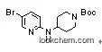 Molecular Structure of 877399-24-1 (tert-butyl 4-(5-bromopyridin-2-ylamino)piperidine-1-carboxylate)